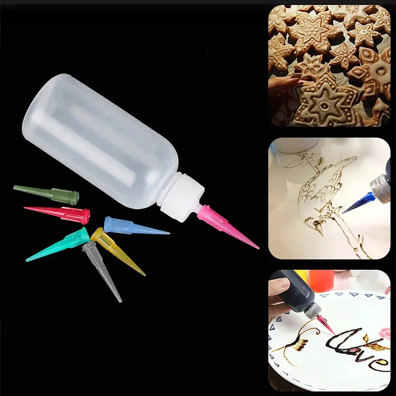 Kitchen Baking Drawing - Botellas de Crema y Mermelada con