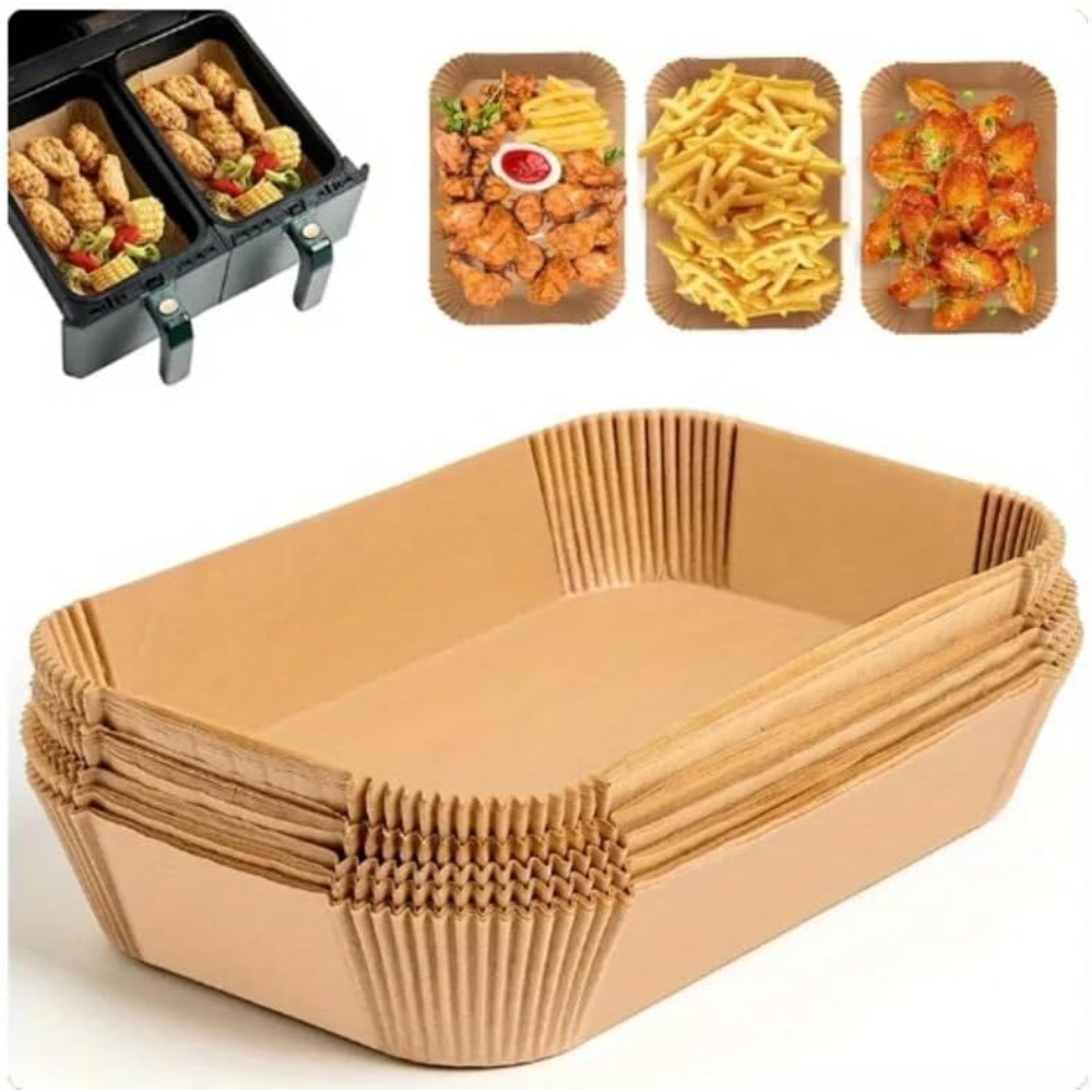Kitchen Baking Store - 50/100 unidades de papel desechable rectangular