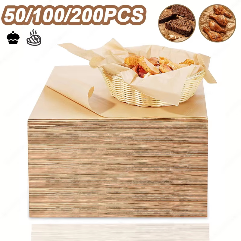 Kitchen Equipment For Baking - 50/100/200 Uds. Papel para hornear pergamino