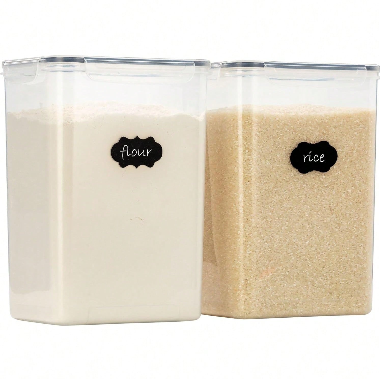 Kitchen Baking Canisters - Recipientes herméticos extra grandes para almacenamiento