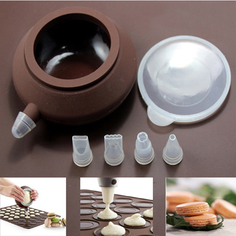 Kitchen Set Bakery - Molde de silicona para hornear macarons,