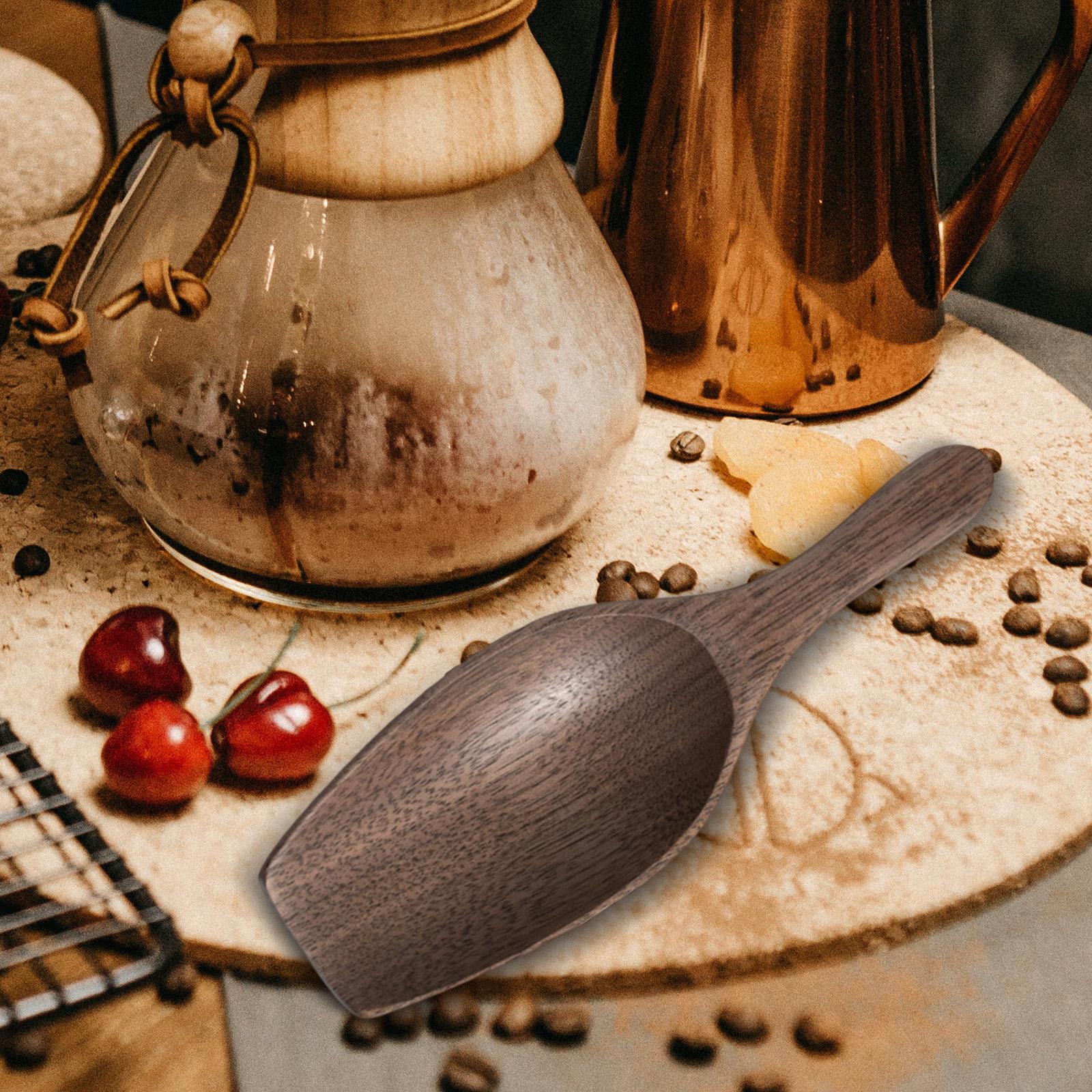 Kitchen Baking Canisters - Cuchara Medidora de Café de Madera