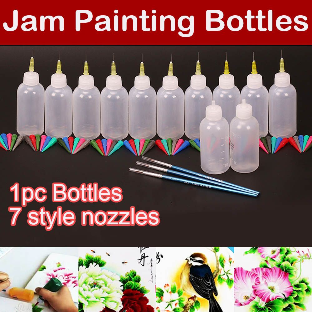 Kitchen Baking Drawing - Botellas de 50 ml con Boquilla