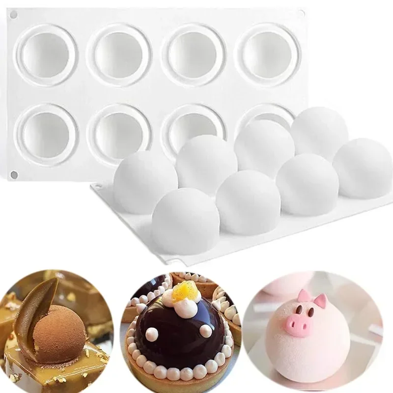 Kitchen Baking Store - Molde de silicona con esfera 3D