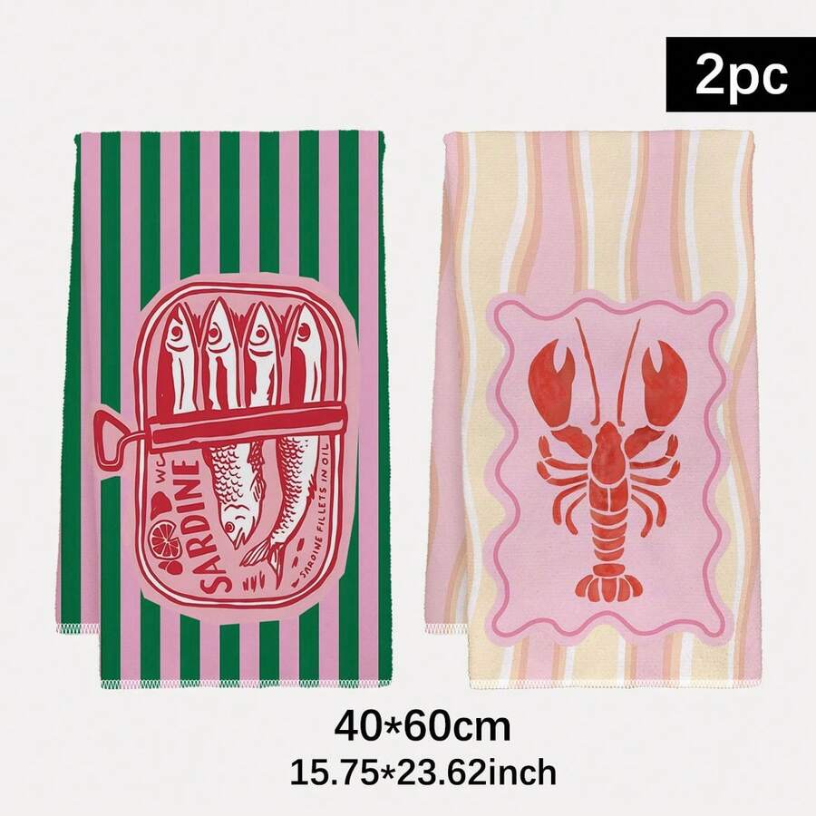 Kitchen Baking Cloth - 2 piezas, paños de cocina a