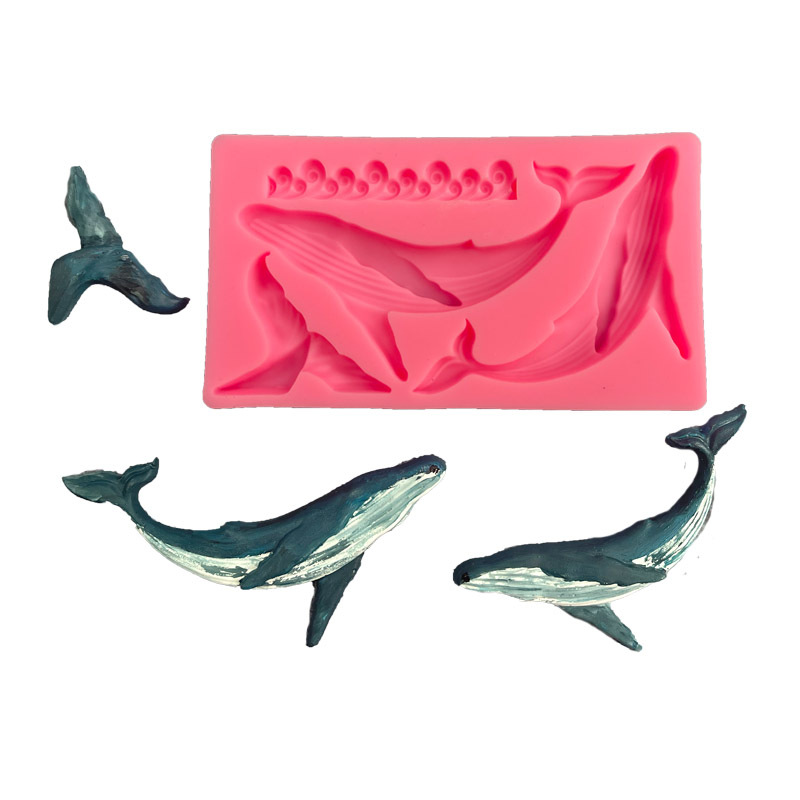 Kitchen Equipment For Baking - Molde de silicona de ballena DIY,