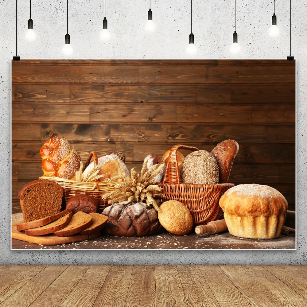 Kitchen Baking Photoshoot - Fondo de tablones de madera para