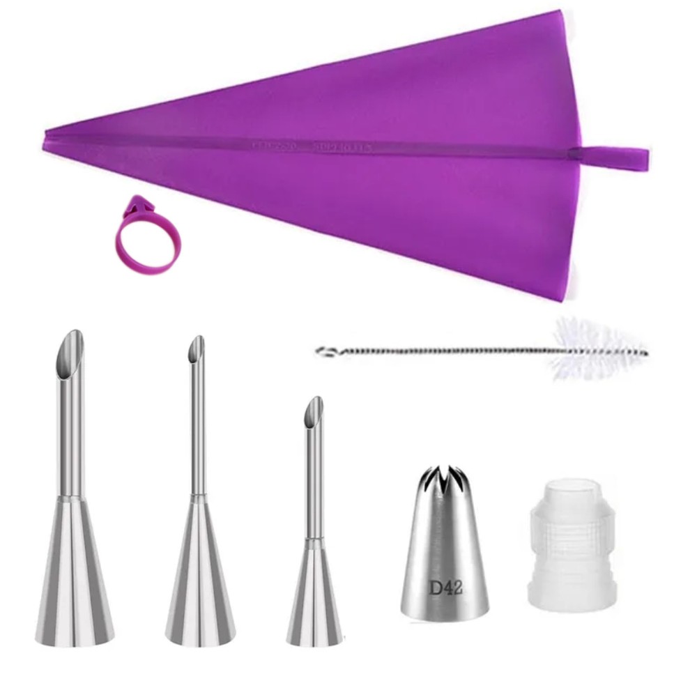 Juego de boquillas de acero in - Kitchen Baking Kit reseña y precio