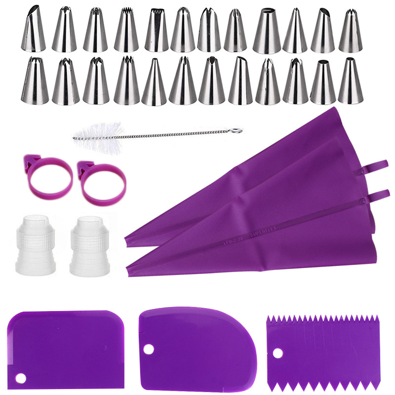 Juego de boquillas de acero in - Kitchen Baking Kit reseña y precio