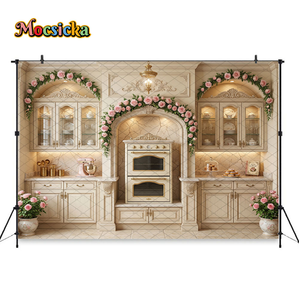 Fondo Fotográfico Mocsicka, Es - Kitchen Baking Photoshoot reseña y precio