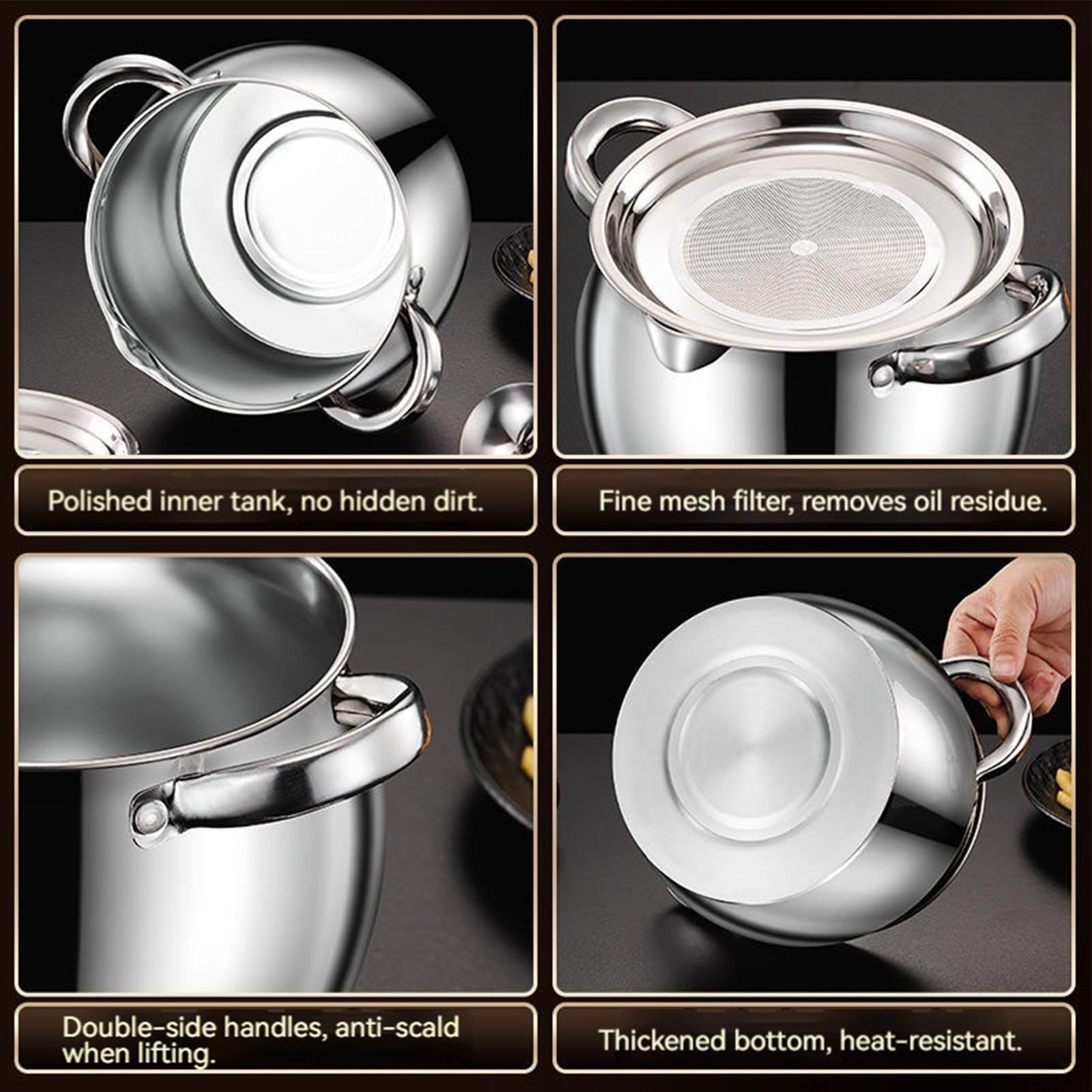 Contenedor de Grasa de Acero I - Kitchen Baking Canisters reseña y precio