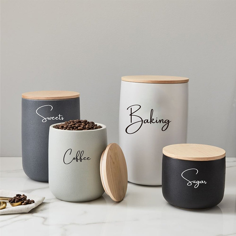 Sin tarros, 8 Uds., organizaci - Kitchen Baking Canisters reseña y precio