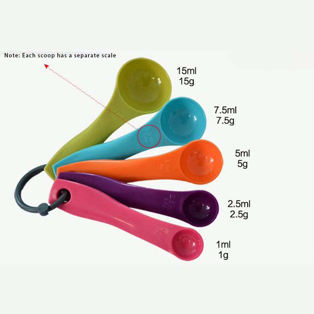 Cucharas medidoras de colores  - Kitchen Baking Kit reseña y precio