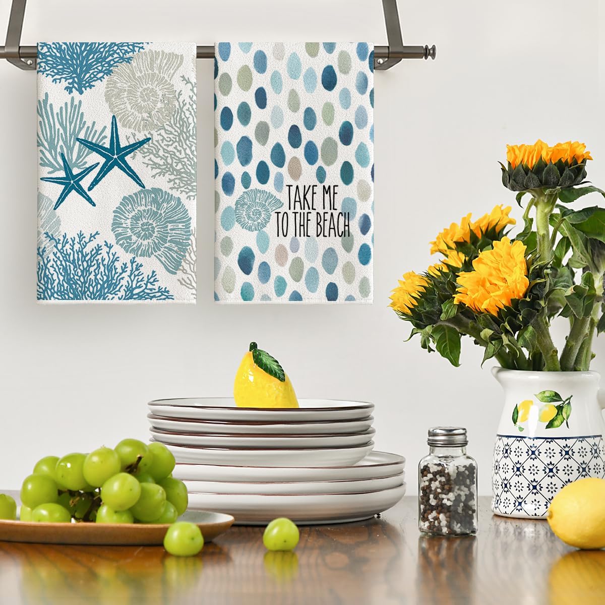 Juego de 4 toallas de cocina d - Kitchen Baking Cloth reseña y precio