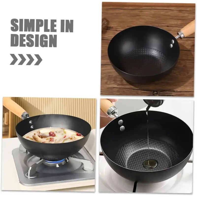 Wok de Hierro Pequeño con Fond - Kitchen Baking Store reseña y precio