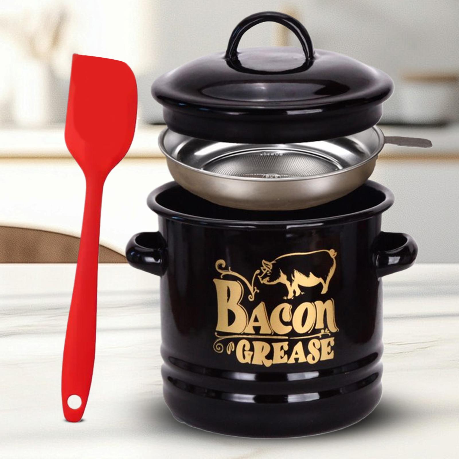 Contenedor de grasa para tocin - Kitchen Baking Canisters reseña y precio