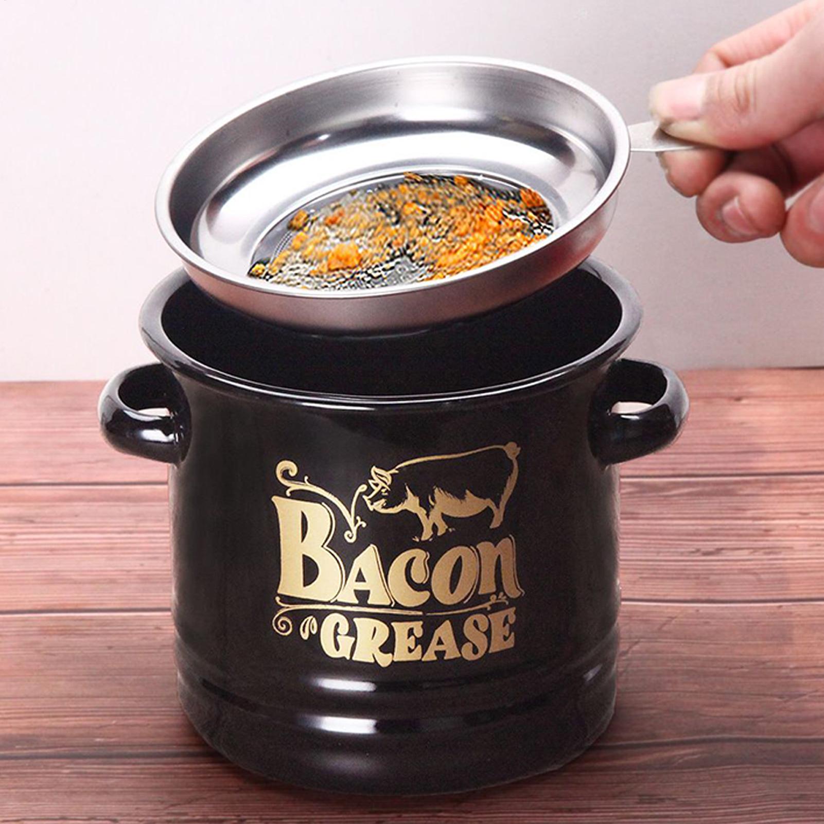 Contenedor de grasa para tocin - Kitchen Baking Canisters reseña y precio