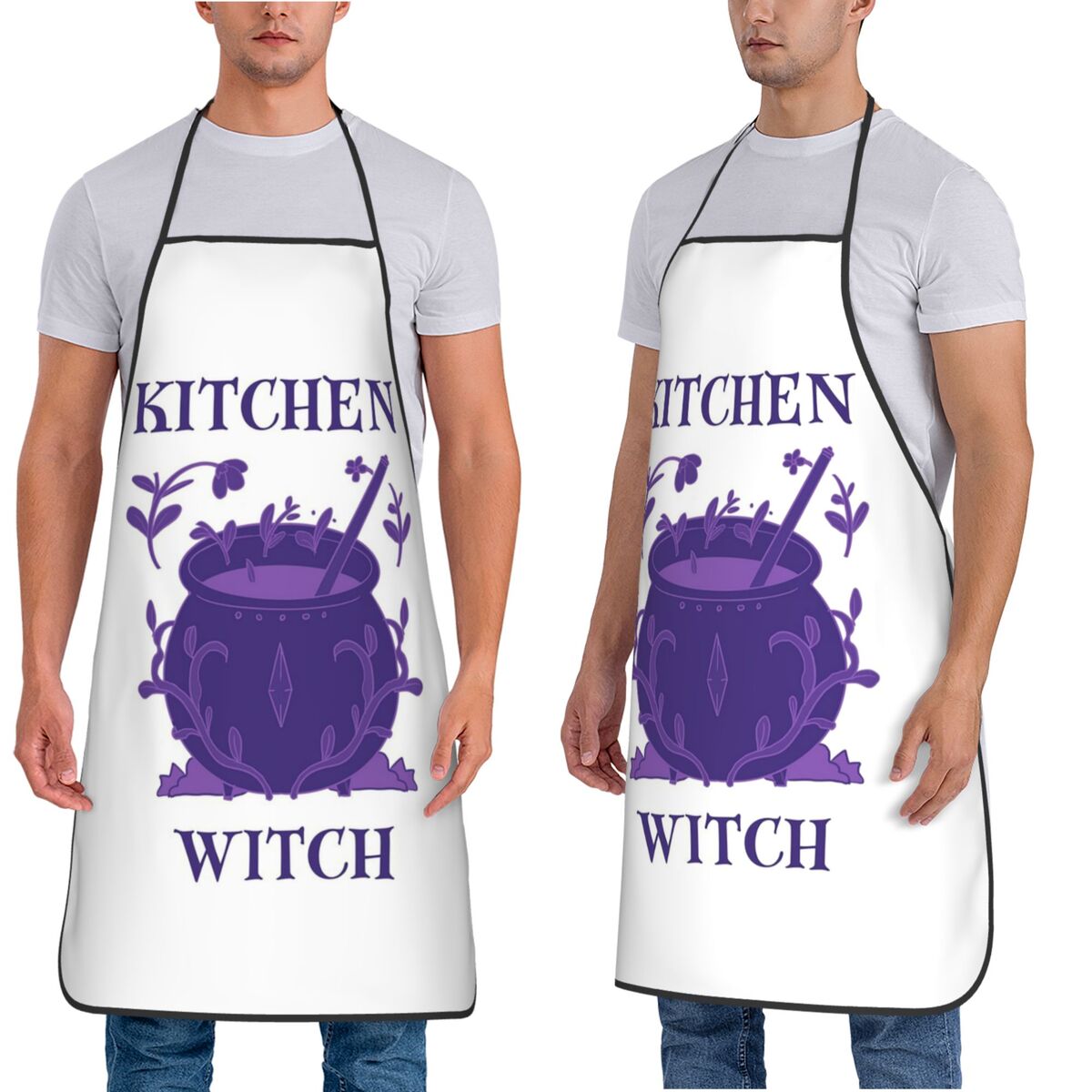 Delantales de Cocina Purple Ca - Kitchen Witch Baking reseña y precio