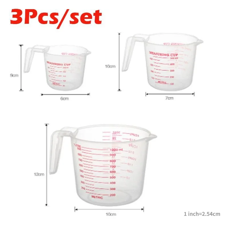 Kits de 3 uds., tazas medidora - Kitchen Baking Kit reseña y precio