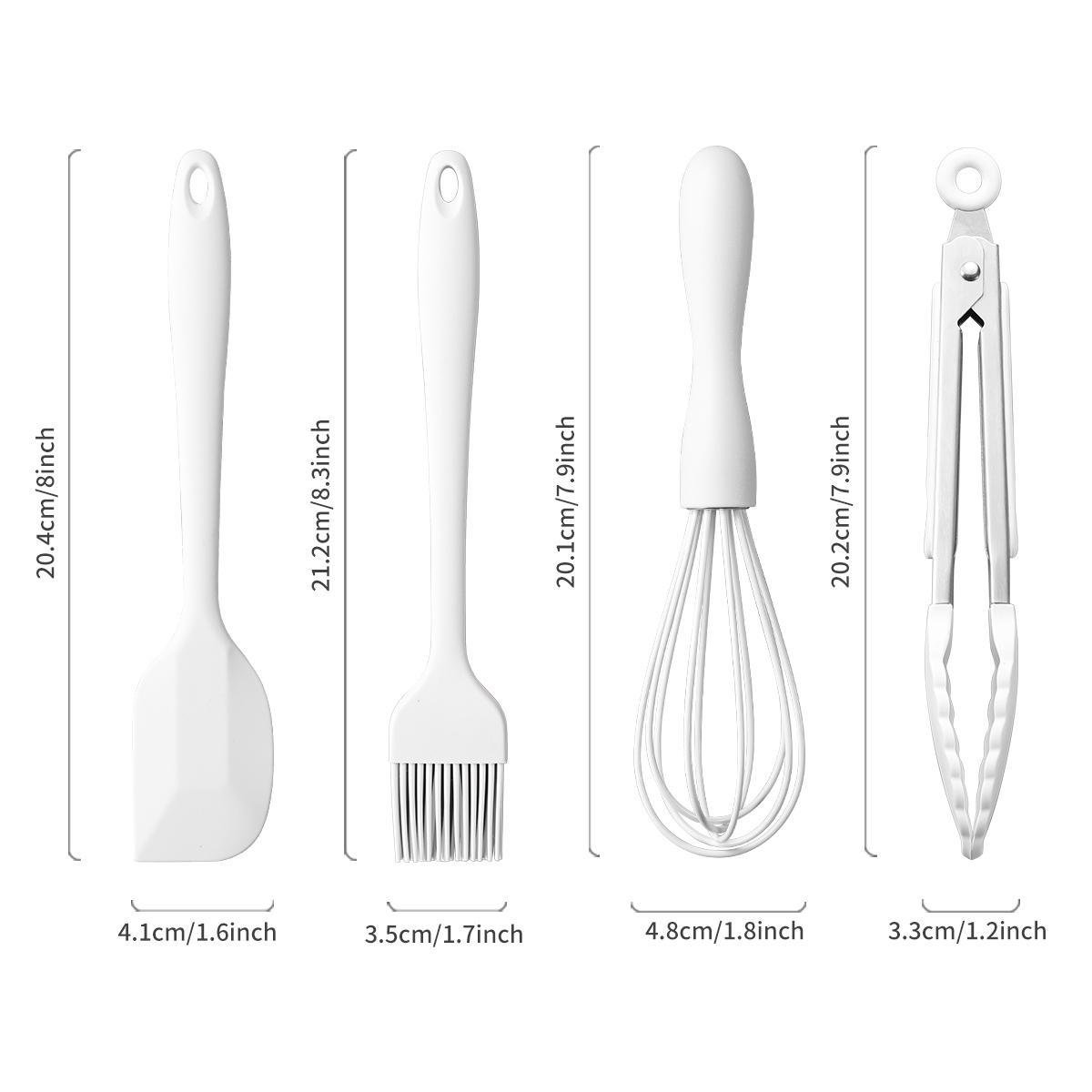 Juego de 4 unidades de silicon - Pastry Brush Silicone reseña y precio