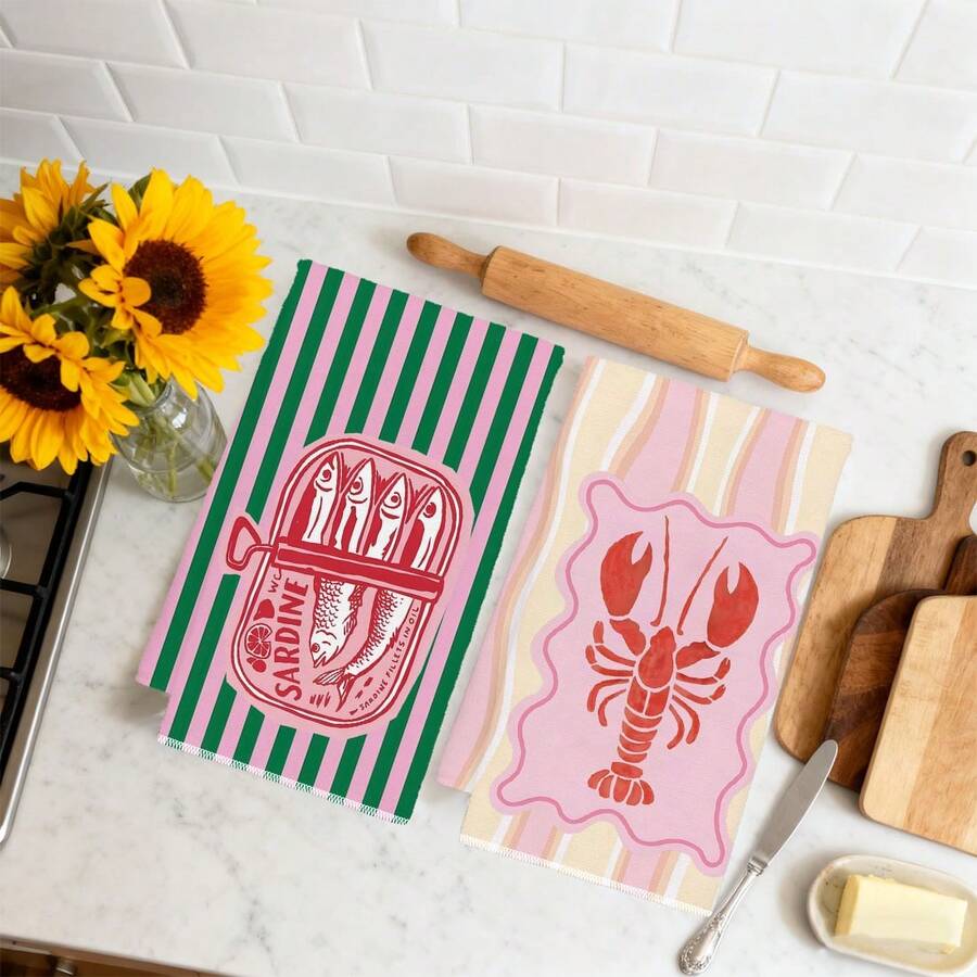 2 piezas, paños de cocina a ra - Kitchen Baking Cloth reseña y precio