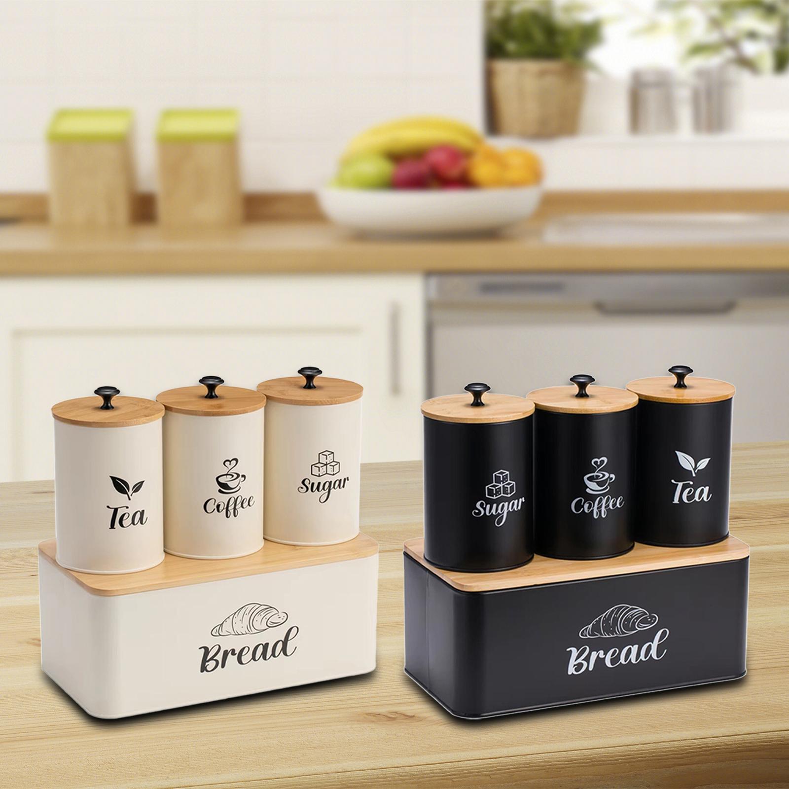 Juego de Recipientes de Cocina - Kitchen Baking Canisters reseña y precio
