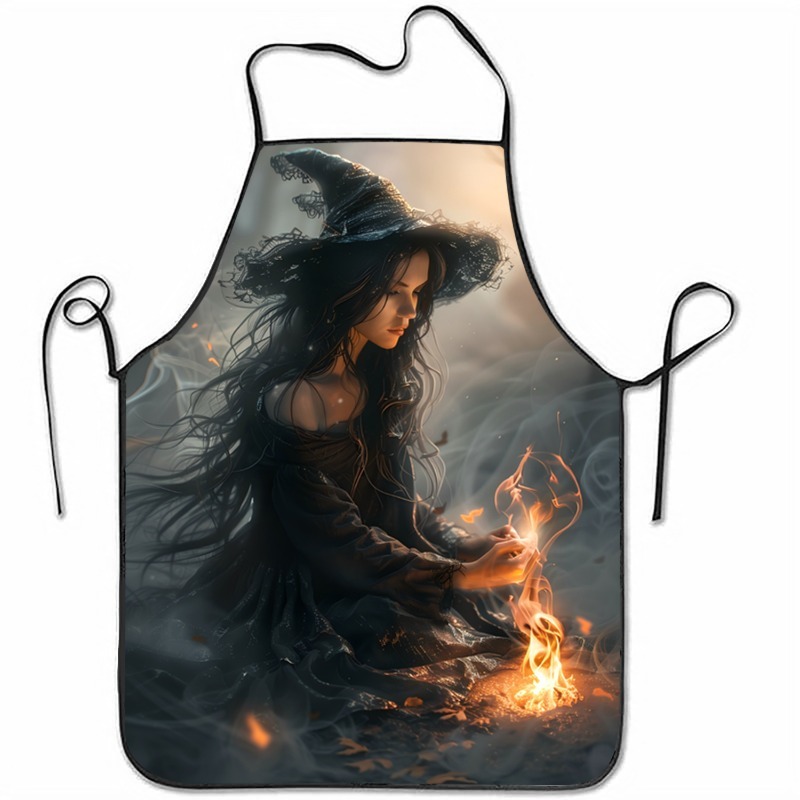 1 delantal con estampado de br - Kitchen Witch Baking reseña y precio