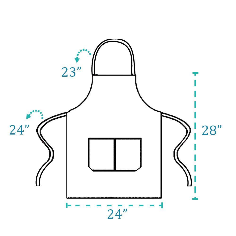 Delantal de babero Unisex, del - Kitchen Baking Drawing reseña y precio