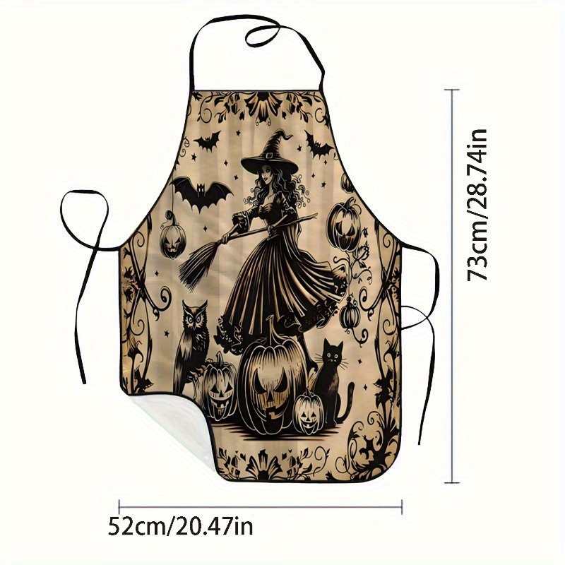 Delantal de poliéster con temá - Kitchen Witch Baking reseña y precio