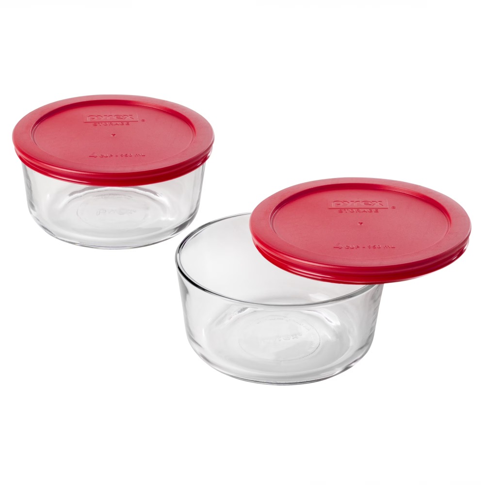 Juego de 2 Recipientes de Vidr - Kitchen Baking Canisters reseña y precio